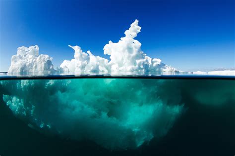 Underwater View Of Iceberg In Wager Bay Nunavut Canada C Dory
