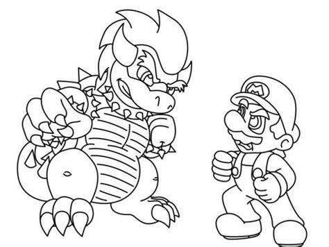 Mario has the own fans because of his unique, good, and… Mario bowser coloring pages download and print for free
