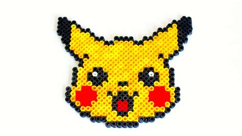 Pokemon Starter Mini Perler Bead Sprites Pikachu Charmander