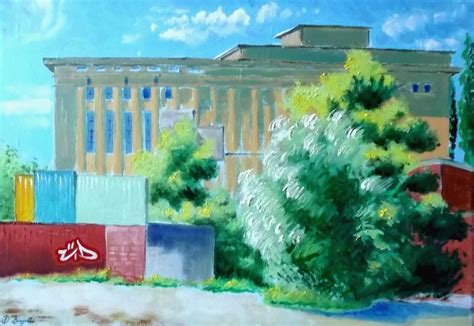 Im berghain herrscht bekanntlich strengstes fotoverbot. Berghain, von der rechten Seite gesehen, der Garten ...