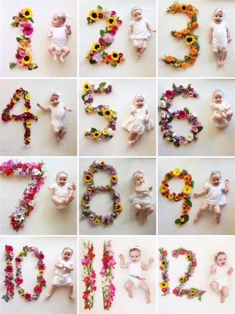 27 Beautiful Baby Monthly Milestone Pictures To Inspire You