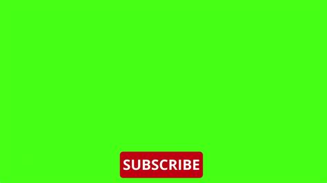 Subscribe Button Green Screen Templates Subscribe Button Animation