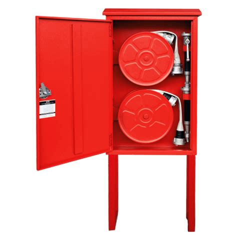 Outdoor Series Dry System Fire Cabinets With Double Hose Reel Sheet Lid A Yangin Co