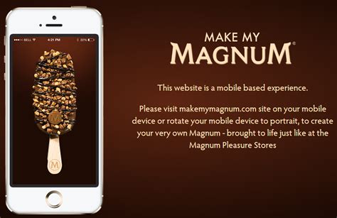Magnum Offering Fans A Rewarding Way Of Ice Cream Customization Popsop