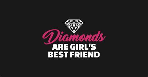 Diamonds Are Girls Best Friend Diamond Sticker Teepublic