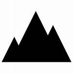 Svg Mountain Icon Noun Project Wikimedia Commons