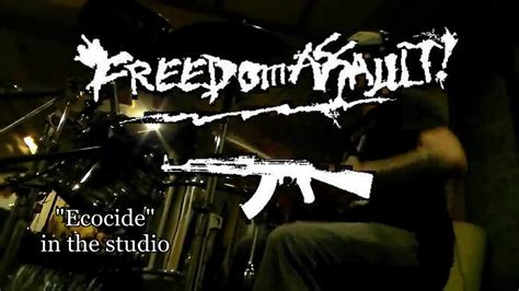 Freedom Assault Ecocide Pit Ball Records Shot During Recording At