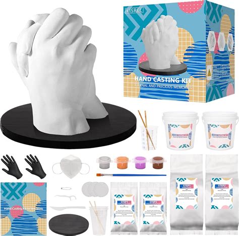 Hand Casting Kit Couples Hand Mold Kit Couples Plaster Hand Mold Casting Kit