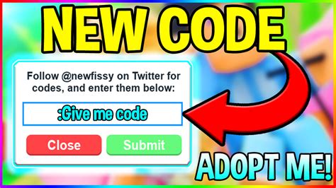 Adopt Me Money Code Money Code For Adopt Me Roblox Youtube All