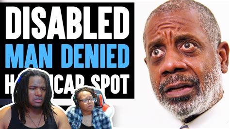 Disabled Man Denied Handicap Spot What Happens Is Shocking Dhar Mann Reaction Youtube