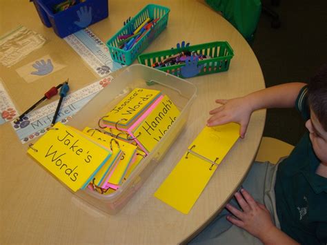 In This Pre K Classroom Students Add High Frequency Words Andor Words