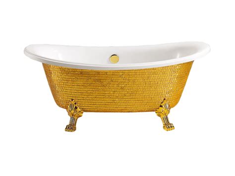 Modern Bathtub Fittings: Gold Mosaic Bathtub | Buy Bathtub Online