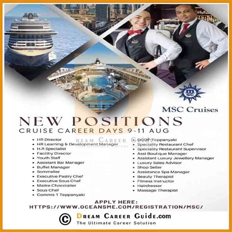 Msc Cruises Job Openings Latest 2023