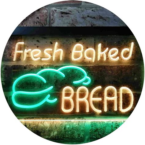 fresh baked bread bakery led neon light sign way up ts