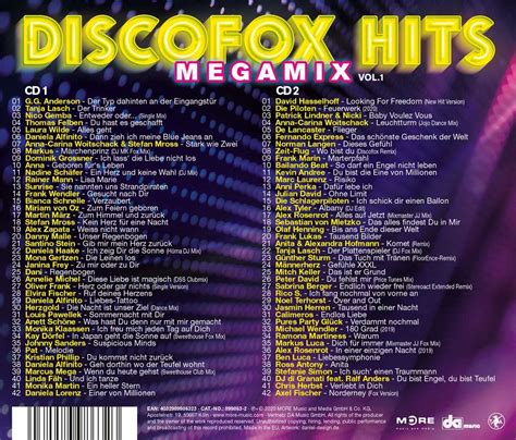 Discofox Hits Megamix Vol1 2 Cds Jpc
