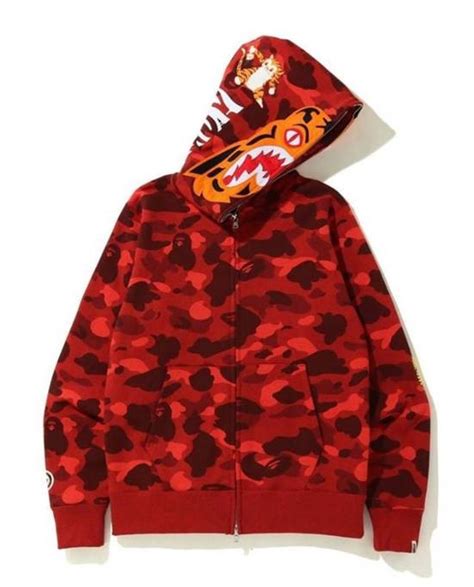 Bape Color Camo Tiger Full Zip Hoodie Grailed