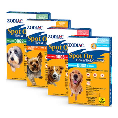 Zodiac Spot On Flea And Tick Control For Dogs Johnson Feed Company