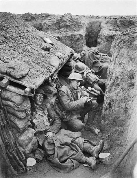 What Was Life Like In A World War One Trench World War One Canadian