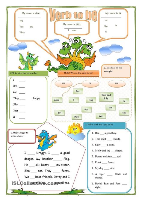 The Verb To Be English Lessons English Classroom Grammar For Kids