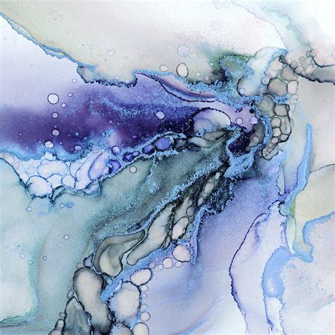 Abstract Liquid Storn Painting By Olga Shvartsur Pixels Merch
