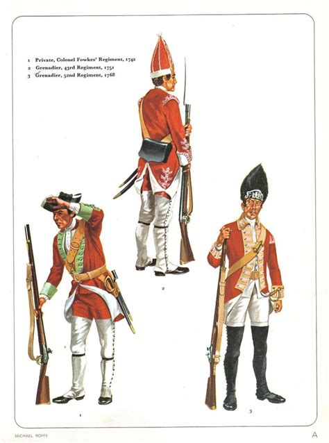 Syw Britain British Infantry Seven Years War By Michael Roffe