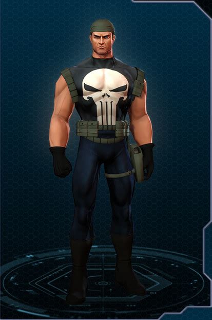 Marvel Heroes Punisher War Torn Costume The Video Games Wiki