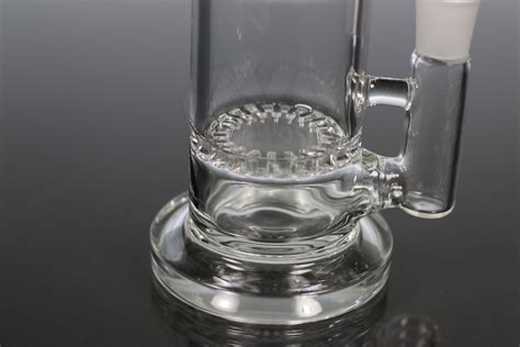 Mav Barrel Neck Ratchet Bubbler White Mpft NVS Glassworks