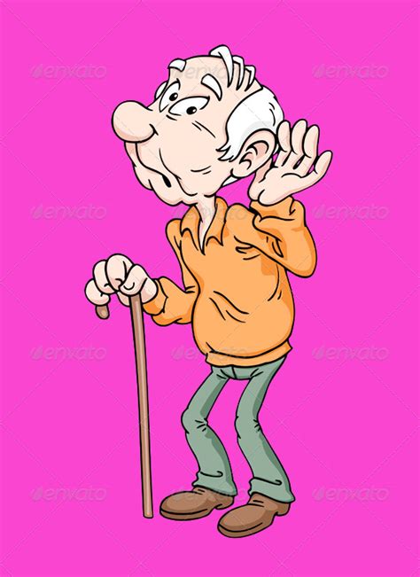 Old Man Cartoon By Georgiosm Graphicriver