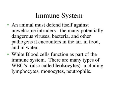Ppt Immune System Powerpoint Presentation Free Download Id5375966
