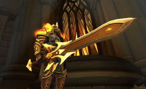 Espada Magna De Amanecer Lustrosa Objeto World Of Warcraft