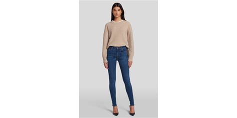 Hw Skinny Slim Illusion Luxe Romance Skinny Jeans 7 For All Mankind