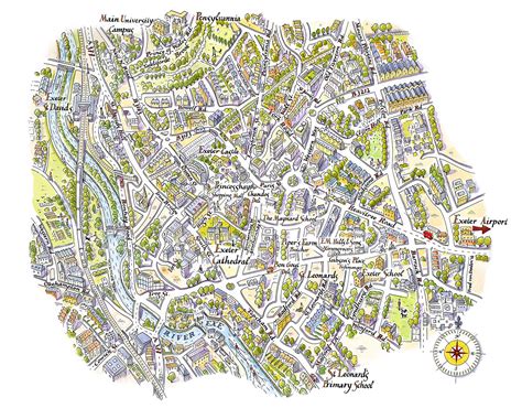 University Of Exeter Map