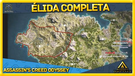 ASSASSIN S CREED ODYSSEY ÉLIDA COMPLETA 100 TODOS BAÚS E SEGREDOS