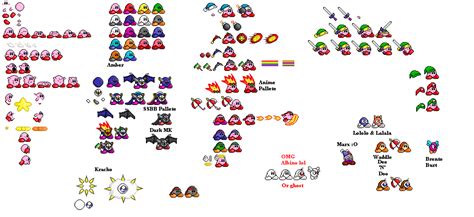 Custom Kirby Sprites By Colimar788 On Deviantart