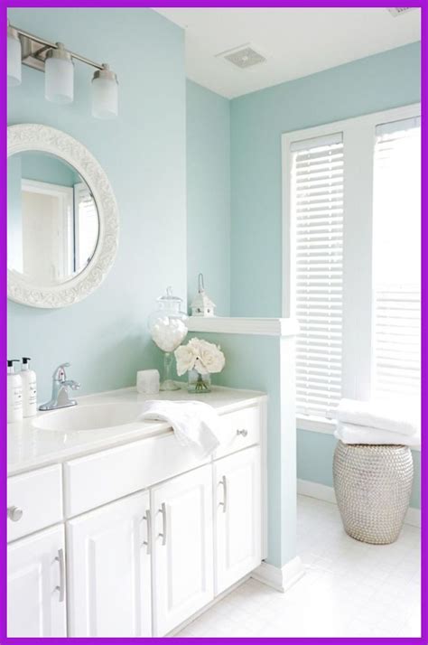 Try applying a vivid hue, such as turquoise or coral, as an accent color on a single wall, with a vanity paint job, or through a colorful tile backsplash. Pin on Bathroom Paint Colors Ideas