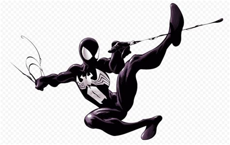 HD Black Spiderman Jump Cartoon PNG | Citypng