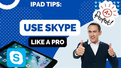 How To Use Skype For Ipad Youtube