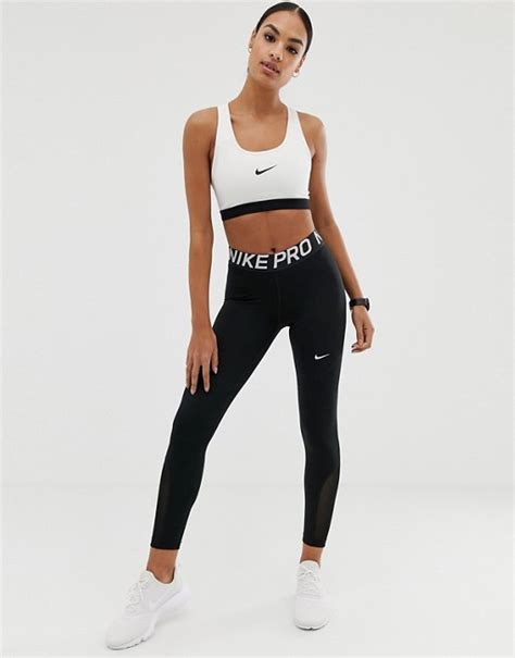 Nike Pro Training Capri Leggings In Black Asos Legging Outfits Nike