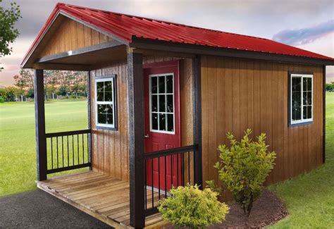 We provide garden sheds, garages and custom structures for low monthly payments. Cabin Shed | Dakota Storage Buildings