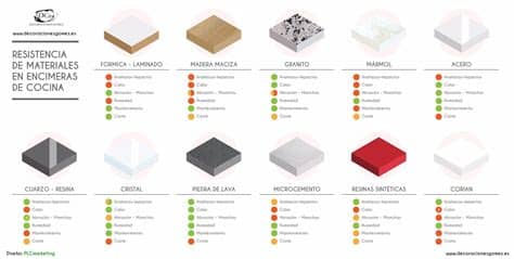 Seis claves para diseñar una cocina a imagen y semejanza de tu familia. Materiales encimeras de cocina - Consejos y comparación ...