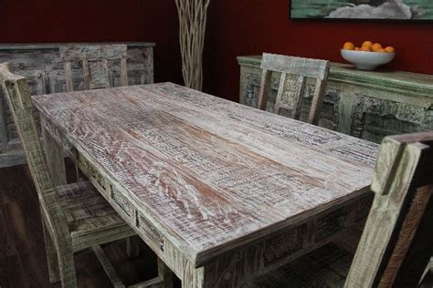 Esstisch massivholz weiß gekalkt : Esstisch, Tisch, Mediterran, Weiß, Beige, Gekälkt ...