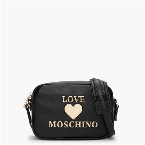 Love Moschino Heart Black Cross Body Bag