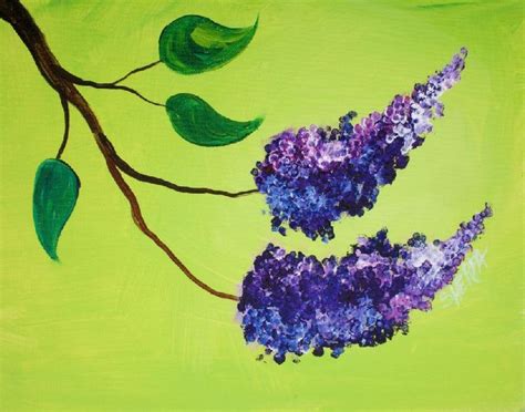 16 Easy Acrylic Paintings You Can Do With Cotton Swabs Simple Floral