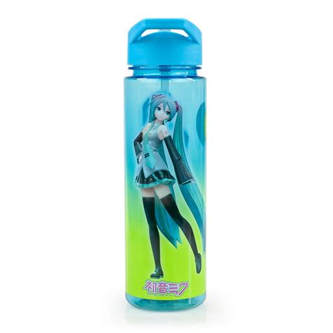 Hatsune Miku Water Bottle 24 Ounce Capacity Anime Style Water