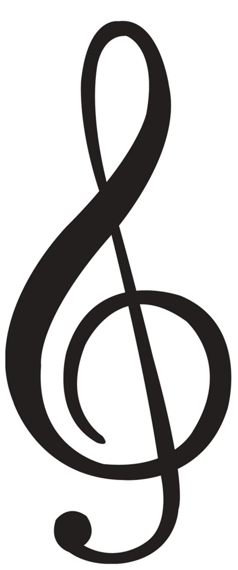 Musical note free music, black music symbol design, g clef music note illustration, monochrome, musical notation png. Music Note Clipart Transparent Background | Free download on ClipArtMag
