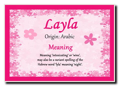Qual O Significado Do Nome Layla