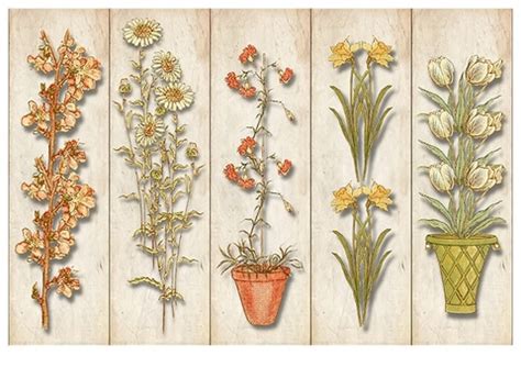 Printable Bookmarks with Plants and Flowers Template | Free Printable