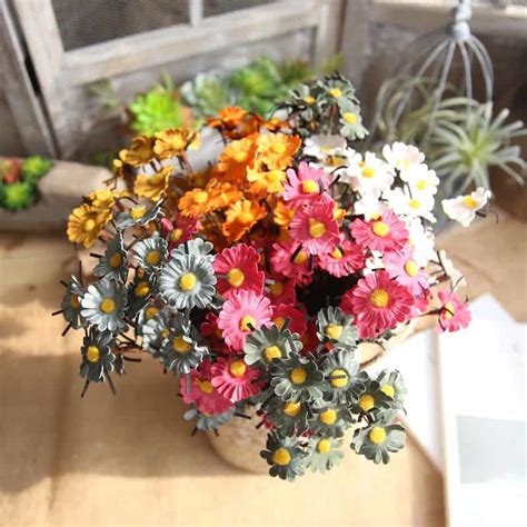 Finding the best artificial flowers for the grave of a loved one is a really difficult task. Artificial Outdoor Plants European Daisy Bush - Artificial ...