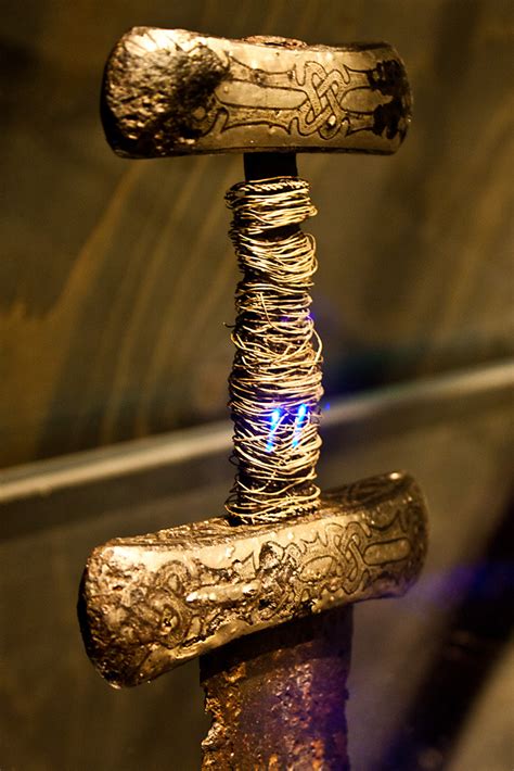 The Modern Alchemist Museum Of Artifacts Viking Sword With Golden