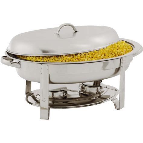 CHAFING DISH S/STEEL OVAL - CaterMaster
